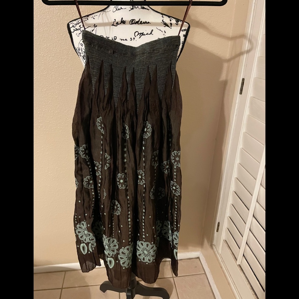 Papillon strapless dress